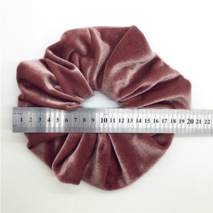 Hotseller Damesmode Grote Maat Zwart Roze Twister Haarband Haarbandjes Jumbo Fluwelen Haar <span class=keywords><strong>Scrunchies</strong></span> Oversized - Product Image 6