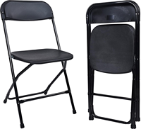 Chaises pliantes de jardin d'extérieur adaptées aux mariages et aux hôtels