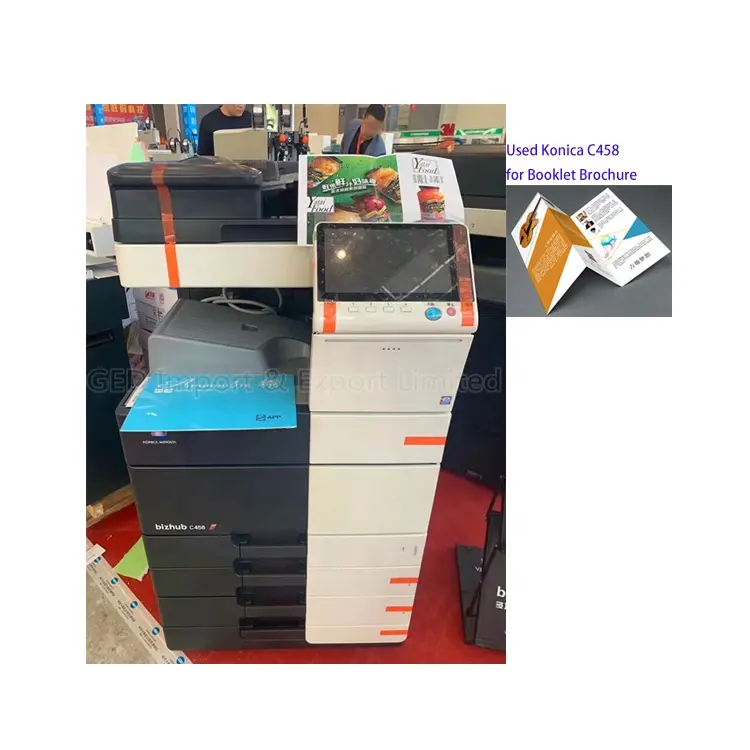 Guangzhou Printer Laser Warna Yang Diperbarui A3 + Perusahaan Kantor Mesin Fotokopi Digunakan DI UNTUK Konica Minolta Bizhub C458 C558 Tersedia