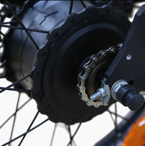 Nueva Bicicleta Eléctrica Estilo Motocicleta con Llantas Gruesas de 24 Pulgadas, 12 Velocidades, Batería de Litio de 24V, Motor sin Escobillas de 750W, Aleación de Aluminio para Adultos - Product Image 5