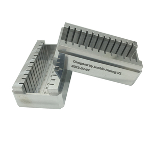 CNC parçaları 6063 alüminyum ve paslanmaz çelik tel EDM ve CNC işleme ile temizle eloksal özel Logo derin lazer gravür - Product Image 5