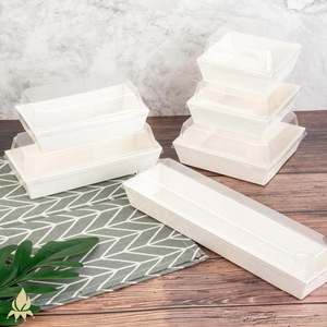 Cajas largas para tartas personalizadas <span class=keywords><strong>al</strong></span> por <span class=keywords><strong>mayor</strong></span> con impresión offset <span class=keywords><strong>de</strong></span> forma plana y lámina dorada para bodas, pastelería y embalaje <span class=keywords><strong>de</strong></span> tartas - Product Image 5