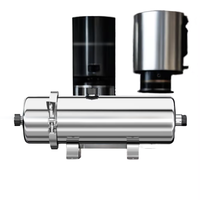 Purificateur d'eau pour toute la maison à grand débit en acier inoxydable, à poser sur le comptoir, filtre à membrane d'ultrafiltration PVDF manuel 0,01 pour usage domestique