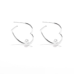 Eleganti Orecchini a Perno con Cuore in Finta Perla, Stile Coreano Minimalista, Gioielli da Donna alla Moda per Uso Quotidiano, Regalo Chic - Product Image 6