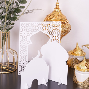 ZHIFAN regalos islámicos Ramadán Eid Mubarak mezquita forma Mehrab acrílico decoración del hogar con impresión Digital <span class=keywords><strong>de</strong></span> alta calidad - Product Image 6
