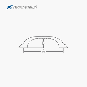 Nueva durabilidad Construcción de fundición sólida Manija de hardware de cubierta Marina Acero inoxidable resistente 316 Fingergrip Marine Town - Product Image 4
