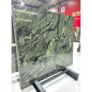 Lastra di Marmo Verde Foresta <span class=keywords><strong>Monet</strong></span> di Alta Qualità, Pietra Naturale Grande Formato per Pareti Interne, Pavimenti, Piani di Lavoro, Ville e Appartamenti - Product Image 1