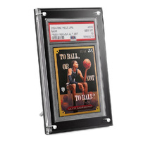 Transparent acrylique gradué porte-carte affichage Table haut cadre support objets de collection carte de Baseball affichage magnétique pour carte PSA/CGC/BGS