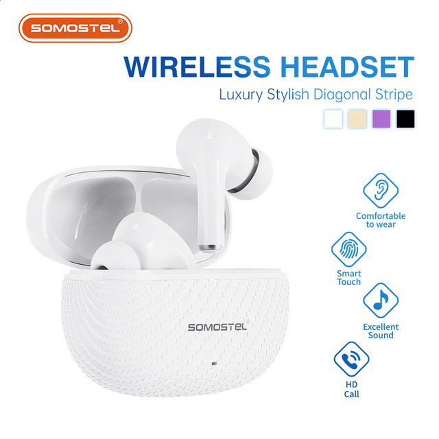 SOMOSTEL SMS-J80 Wireless Gaming Headphones Auriculares Deportivos with HD Call Audifonos Auriculares Inalambricos for IPhone