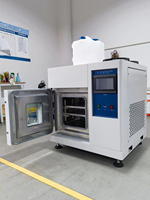 Cámara de Prueba de Humedad de 30L, Unidad de Prueba de Envejecimiento de Laboratorio con Pantalla Táctil de Escritorio, Mini Unidad de Prueba de Temperatura y Humedad
