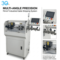 Machine de découpe et de dénudage électrique automatique 3Q avec lames en acier haute vitesse et entraînement à 12 roues pour câbles de 70 mm²