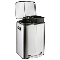 Bac à poussière à Double baril intérieur en acier inoxydable de haute qualité pour le recyclage des métaux