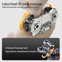 Coussin de massage en cuir PU entièrement automatique 2026 avec thérapie thermique Shiatsu 3D confortable pour le massage des cervicales par pétrissage