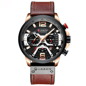 <span class=keywords><strong>Orologio</strong></span> da Polso <span class=keywords><strong>di</strong></span> Lusso in Pelle <span class=keywords><strong>di</strong></span> <span class=keywords><strong>Marca</strong></span> Superiore <span class=keywords><strong>Orologio</strong></span> da <span class=keywords><strong>Uomo</strong></span> Fashion Cronografo Marchio Curren Orologi Sportivi Casual da <span class=keywords><strong>Uomo</strong></span> - Product Image 4