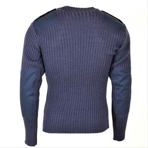 Maglione lavorato a <span class=keywords><strong>maglia</strong></span> da uomo personalizzato maglione nero Pullover di lana uniforme invernale girocollo lavorato a <span class=keywords><strong>maglia</strong></span> - Product Image 3