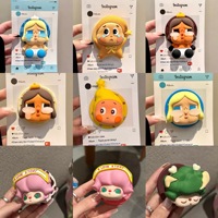 Figurine étoile 3D Cry Baby compatible avec support magnétique pour téléphone, adhérence super forte, rétractable pour bureau