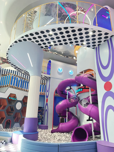 Children Commercial Ninja Challenge <b>Combination</b> Equipment Custom Kids Indoor Playground With Large Slide - Product Image 2