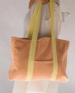 Bolsa <span class=keywords><strong>de</strong></span> Mano Personalizada <span class=keywords><strong>de</strong></span> Felpa, Estilo Casual y Moderno, Color Rosa Caramelo, para la Playa, Cómoda, para Dama, Fábrica con Certificación BSCI - Product Image 5