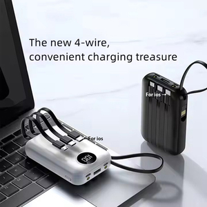 Vente chaude, mini centrale électrique ABS 10000 mAh pour smartphone avec 3 ports USB, batterie externe portable de petite taille - Product Image 5