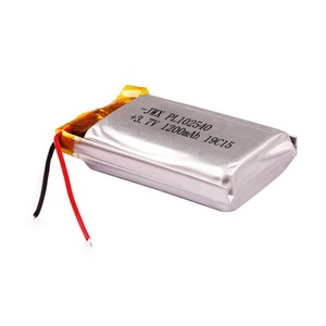 고품질 폴리머 리튬 이온 파우치 배터리 4.44Wh 3.7V 1200/1300/1100mAh 102540 리포 배터리 - Product Image 2