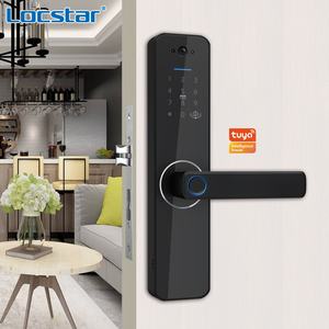 Serrure électronique résidentielle de sécurité <span class=keywords><strong>Serure</strong></span> De Porte Cerradura Inteligente Para Puerta Serrure de porte intelligente numérique Tuya avec caméra - Product Image 1