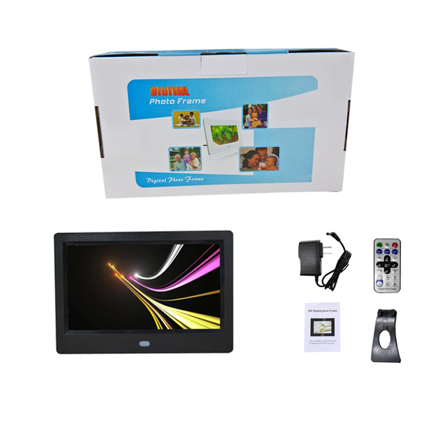 Classic FCC CE Rohs Video Playback Clock 7 Inch Digital Photo Frame