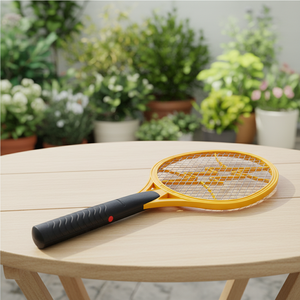 Tueur de mouches à piles AA en plastique pour la <span class=keywords><strong>maison</strong></span>, l'extérieur, l'hôtel, les voyages et le bureau - Product Image 1