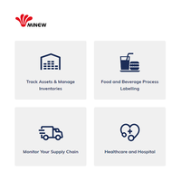 Étiquette personnalisée IIoT, étiquettes pour boîtes d'expédition, badge RTLS, positionnement intérieur, suivi Bluetooth basse consommation, balise mince BLE, carte