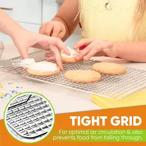 Utensilios de cocina multifunción de alta rentabilidad para asar, bandeja para hornear, estante grande para enfriar pan - Product Image 6