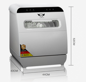 <span class=keywords><strong>Lave</strong></span>-<span class=keywords><strong>vaisselle</strong></span> de comptoir intelligent Q6 automatique mini 8 couverts, contrôlé par application, en ABS, <span class=keywords><strong>pour</strong></span> hôtels, équipement de cuisine électrique 1000W, garantie <span class=keywords><strong>1</strong></span> an - Product Image 4