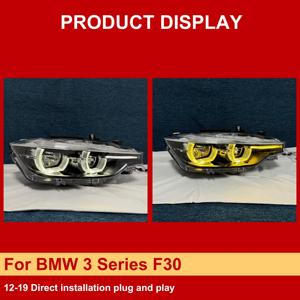 Faros Delanteros Halógenos Xenón J ONE, Venta Caliente, Luz Amarilla/Blanca, Conmutación a Luz Alta para <span class=keywords><strong>BMW</strong></span> Serie 3 F30 2012-2019 - Product Image 3