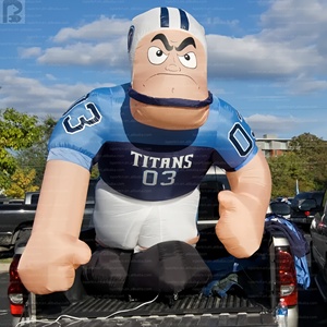 Mascota Inflable Gigante Personalizada <span class=keywords><strong>de</strong></span> Jugador <span class=keywords><strong>de</strong></span> Fútbol Americano, Modelo <span class=keywords><strong>de</strong></span> Personaje Inflable Publicitario para Deportes - Product Image 2