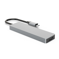 Hub USB C 5 en 1 H09C con Salida de Video 4K, 100W PD, HDTV, 4 Puertos USB 3.0 y Entrega de Energía de 100W PD para Laptop PC Lenovo