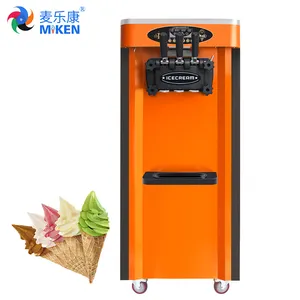 Miken-máquina de helado automática, MK-25C, comercial, para servir helados suaves, para negocios