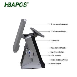 15.6inch thiết bị nhà hàng thực phẩm di động xe tải máy pos/pos hệ thống/tiền mặt đăng ký - Product Image 5