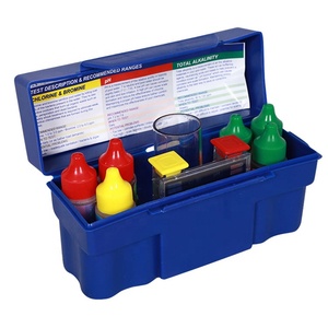Kit de <span class=keywords><strong>test</strong></span> d'<span class=keywords><strong>eau</strong></span> pour piscine et <span class=keywords><strong>spa</strong></span> Water Faery, options 2 voies et 5 voies pour les niveaux de pH et de chlore, résultats rapides et précis - Product Image 1