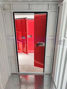 Materiale d'acciaio prefabbricato assemblare contenitori mobili pieghevoli impilabili unità di stoccaggio portatili - Product Image 3