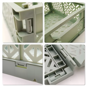 Nhà tiết kiệm không gian huyệt ráp đa chức năng nhựa có thể gập lại Snack Thùng tổ chức Lưu trữ giỏ - Product Image 5