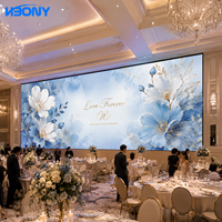 Écran LED fixe professionnel P2 pour intérieur, résolution 8K, luminosité 5000 cd, garantie 5 ans, taux de rafraîchissement élevé 3840 Hz, mur vidéo publicitaire