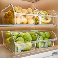 Boîte de rangement rectangulaire pour congélateur Xing You, en PET de qualité alimentaire, écologique, durable, multifonctionnelle, grande capacité, organisateur de cuisine