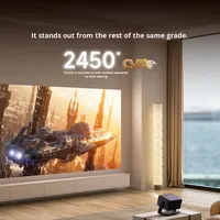 Projecteur LED Dangbei X7 Ultra 4K avec Android 14, 3500-4000 lumens, batterie intégrée, home cinéma portable
