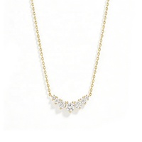 Collier pendentif couronne superposé en argent sterling 925 plaqué or pour femme Gemnel