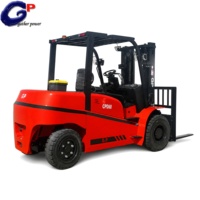 Chariot élévateur électrique 6 tonnes, contrôleur ZAPI, mât 3m, fourches 1520mm, chargeur 80V 600Ah, pneumatique, neuf