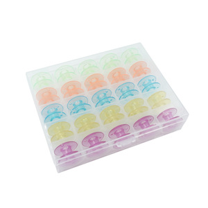 Tbone 25 Compartment Colored Spindle <b>Box</b> For <b>Sewing</b> Machine Parts Plastic Portable - Product Image 5