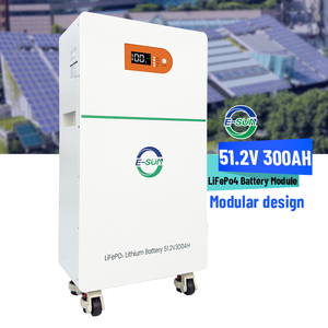 Bateria de Armazenamento de Energia Solar Esun 51.2V 15kWh para Casa, Bateria Solar de Lítio 51.2V 300AH para Armazenamento Residencial - Product Image 2