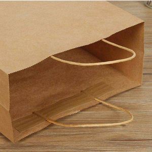 Cheap square Bottom Disposable Storage Kraft Paper <b>Bag</b> Oil-proof <b>Bread</b> Food <b>Bag</b> Takeaway Packing <b>Bag</b> Custom logo - Product Image 5