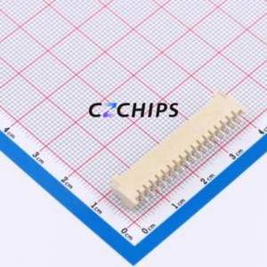 HC-HY-17AWT-05 Wire-to-Board Pin Header SMD,P=2mm,Horizontal Mount Connector 1x17P 2mm Horizontal Mount HY - Product Image 2