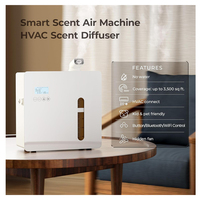 Diffuseur de parfum 2026 pour huiles essentielles avec contrôle Bluetooth/WiFi via application, purificateur d'air parfumé, diffuseur d'arômes pour CVC