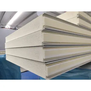 Ventas de fábrica PU/EPS panel sándwich panel de techo aislado de unión de color externo panel de techo aislado