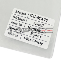 Film de protection de peinture TPU MX75 PPF 7,5 mil, auto-réparateur instantané, hydrophobe, garantie 8 ans